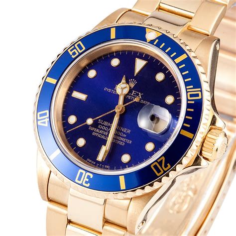 used rolex submariner perpetual men blue|Rolex Submariner value chart.